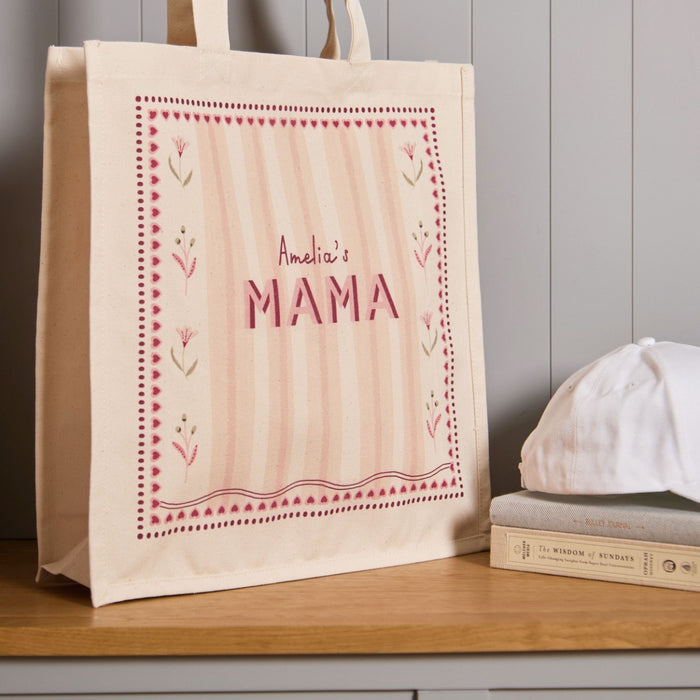 Personalised Mama Printed Tote Bag