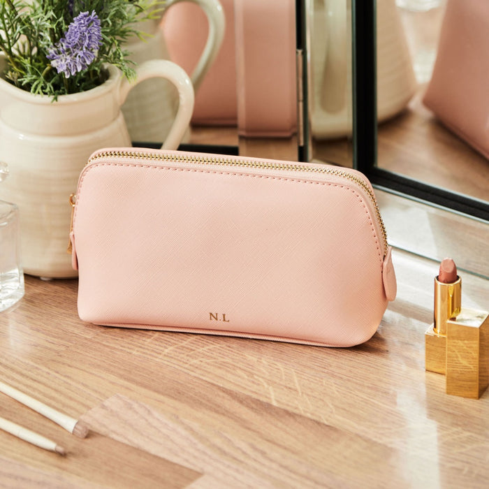 Personalised Medium Pink Make-Up Bag