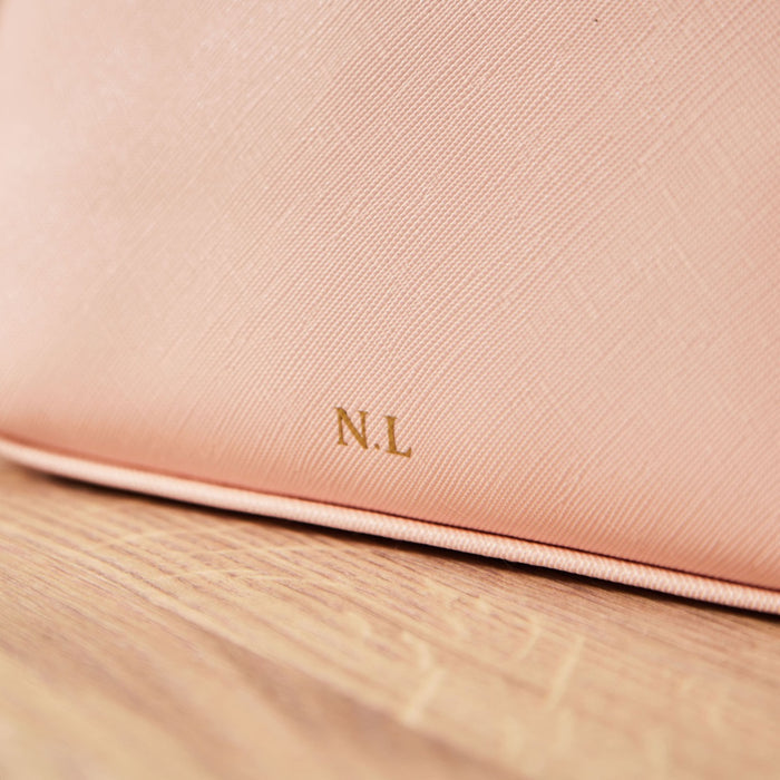 Personalised Medium Pink Make-Up Bag