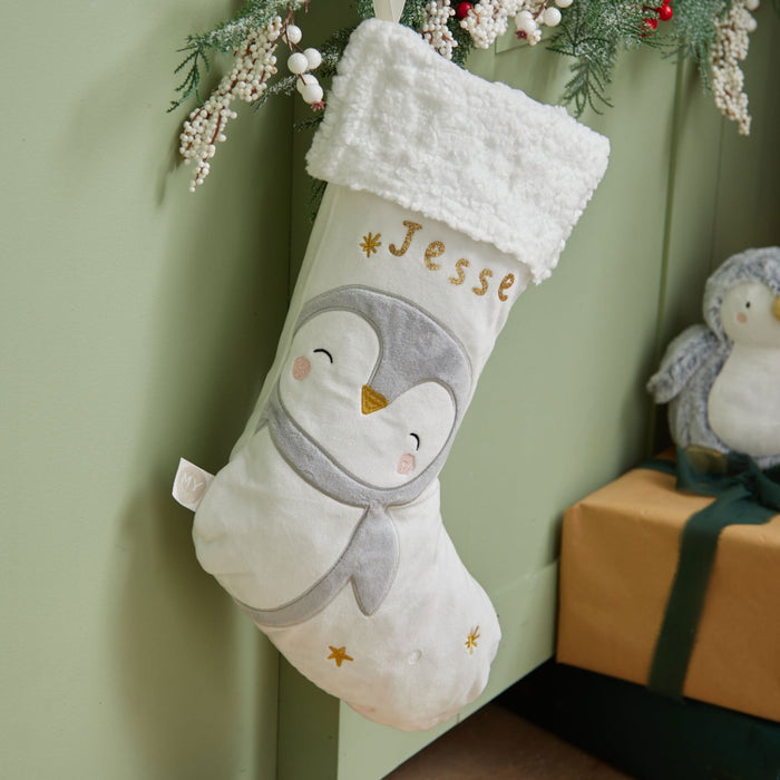 Personalised Medium Pippin Penguin Gift Stocking