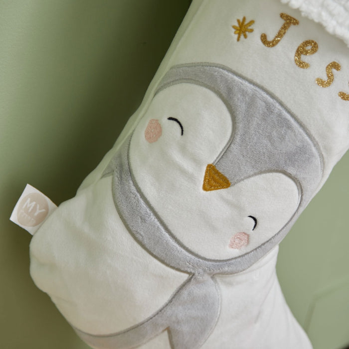 Personalised Medium Pippin Penguin Gift Stocking