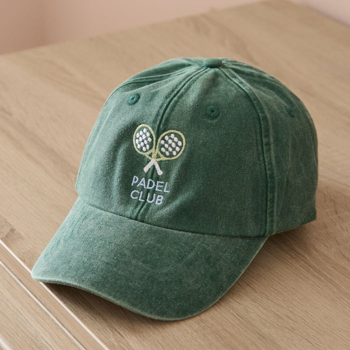 Personalised Men's Forest Green Padel Cap