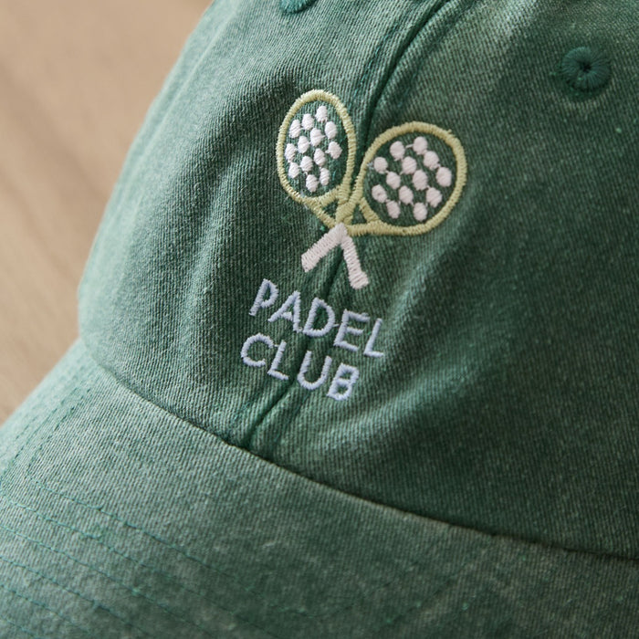 Personalised Men's Forest Green Padel Cap