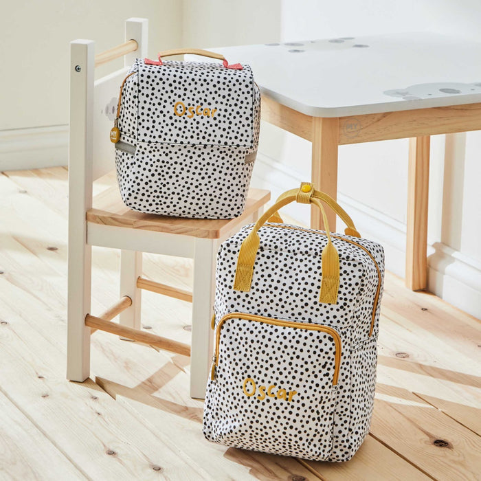 Personalised Mini Mono Backpack & Lunch Bag Set