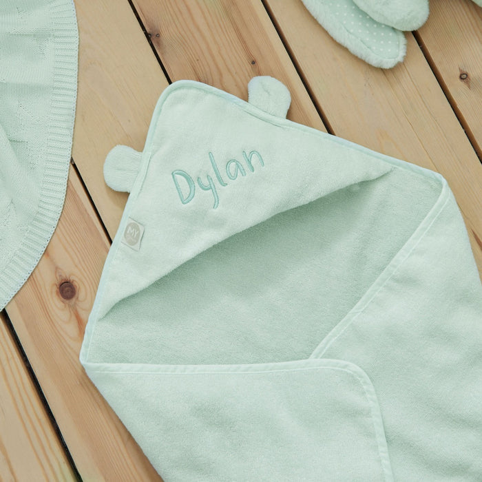 Personalised Mint Choc Chip Small Hooded Towel