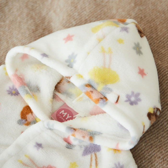 Personalised Multi-coloured Fairy Fleece Robe