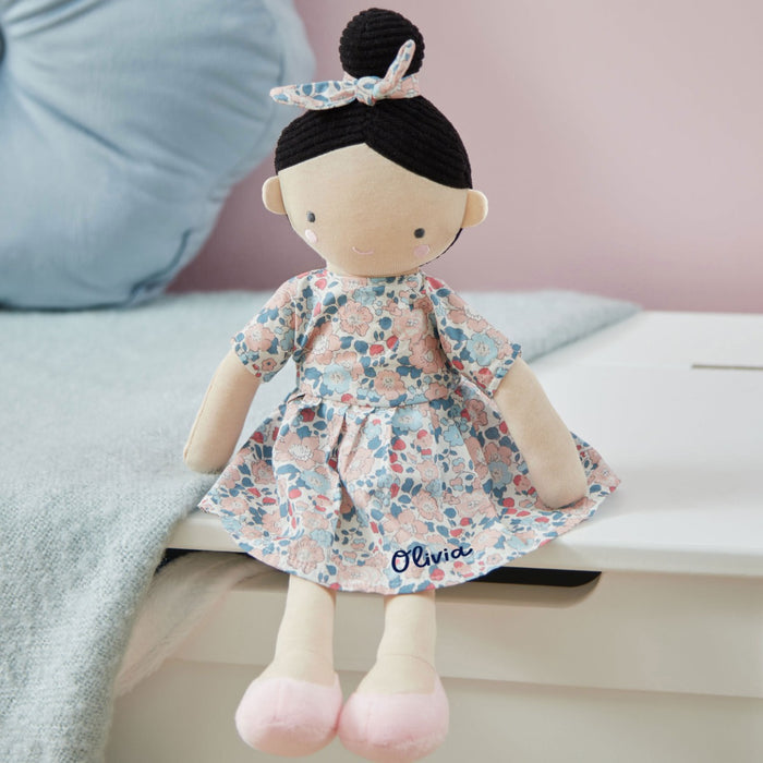 Personalised My 1st Doll - Black Hair