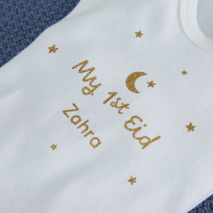 Personalised My 1st Eid White Bodysuit