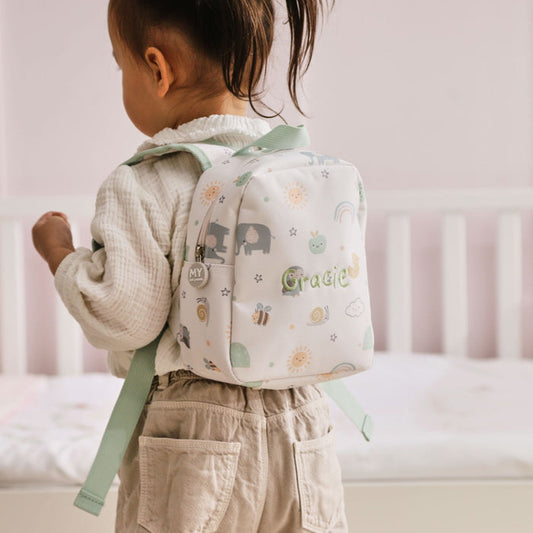 Personalised My 1st Tiny Sage Backpack