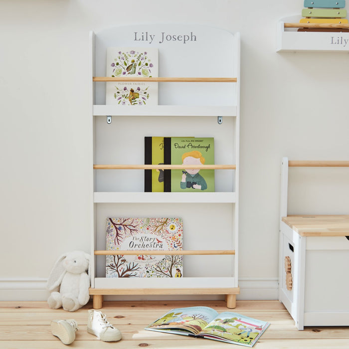 Personalised My 1st Years White Bookcase