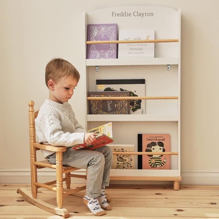 Personalised My 1st Years White Bookcase
