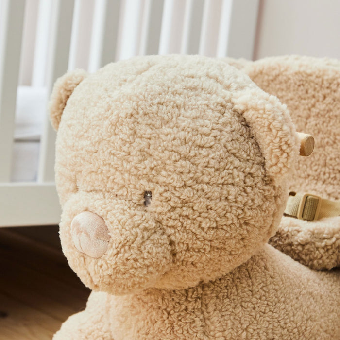 Personalised Nattou Caramel Bear Borg Rocker