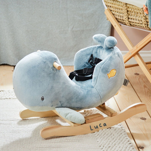 Personalised Nattou Whale Rocker