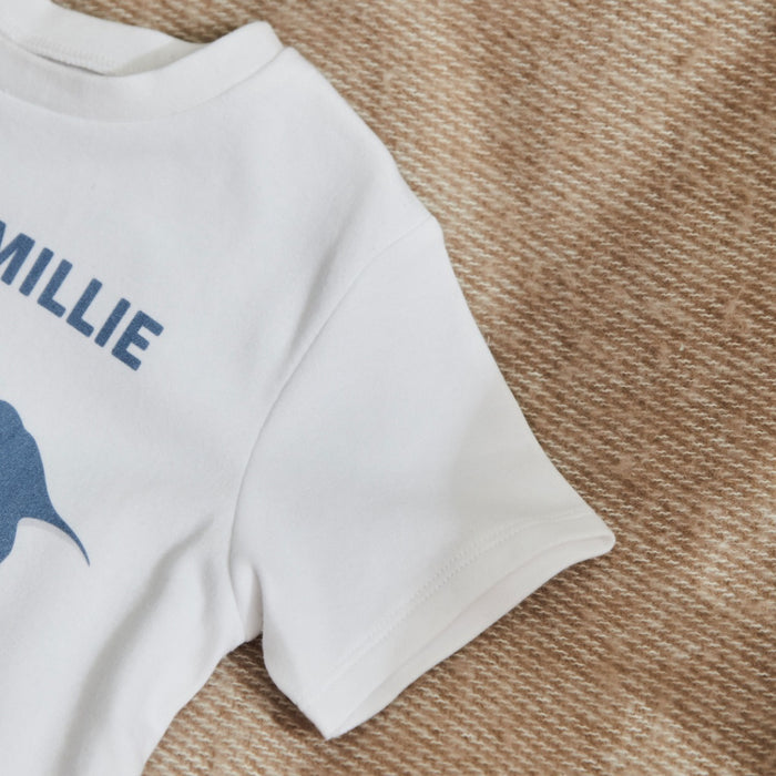 Personalised Natural History Museum™ Letter Dinosaur T-Shirt