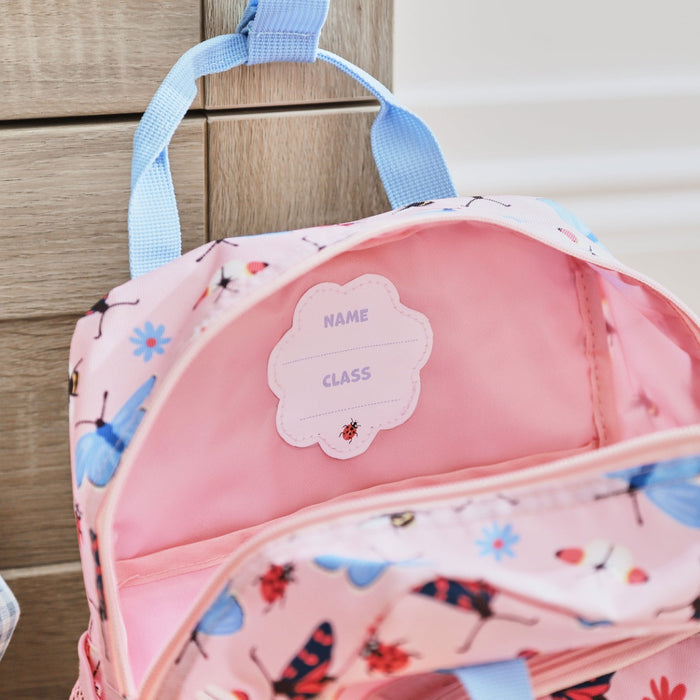 Personalised Natural History Museum™ Mini Beasts Grab Handle Backpack