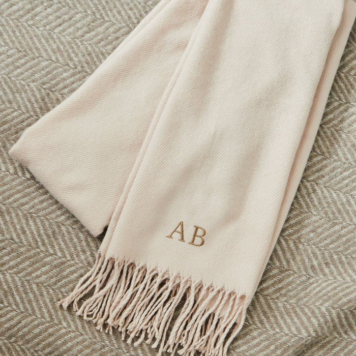 Personalised Natural Scarf