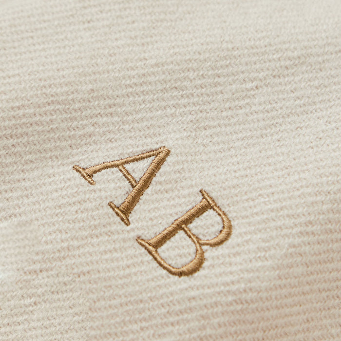 Personalised Natural Scarf