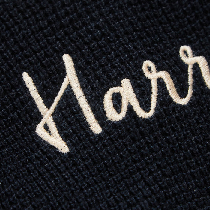 Personalised Navy Button Cardigan by Name It