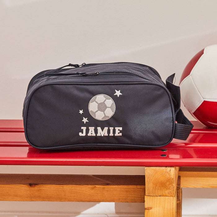 Personalised Navy Football Boot Bag