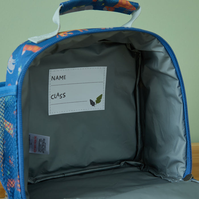 Personalised Navy Really Wild Compartment Lunchbag