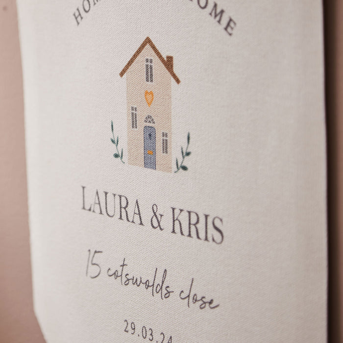 Personalised New Address Wall Hanging by Made Yours
