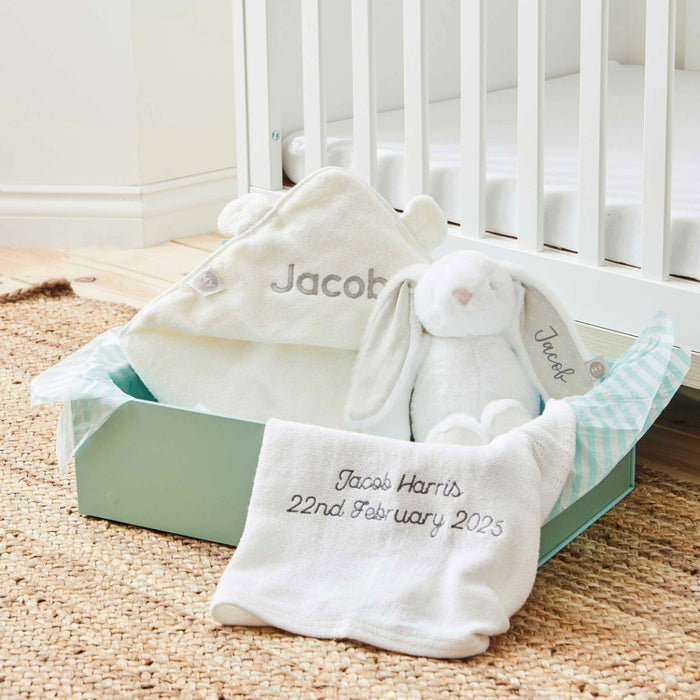 Personalised New Baby Essentials Gift Set - Neutral