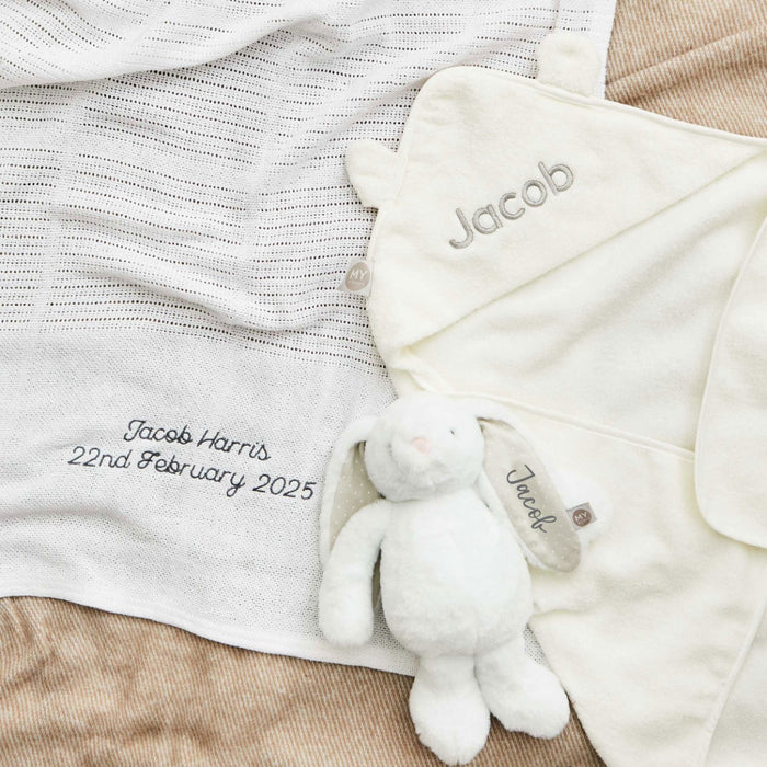 Personalised New Baby Essentials Gift Set - Neutral