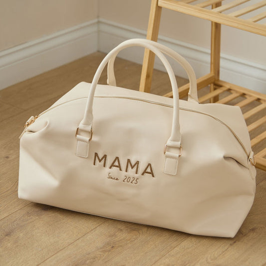 Personalised New Mama Oyster Holdall Bag