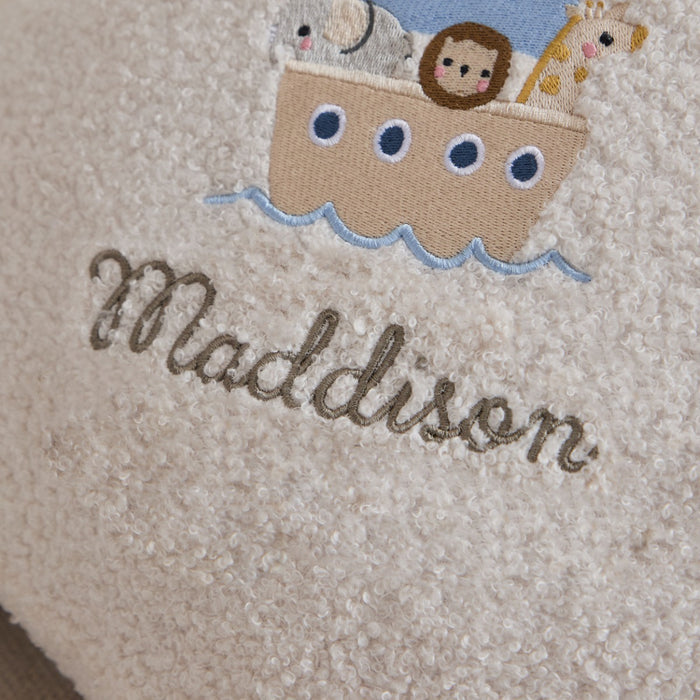 Personalised Noah's Ark Borg Cushion