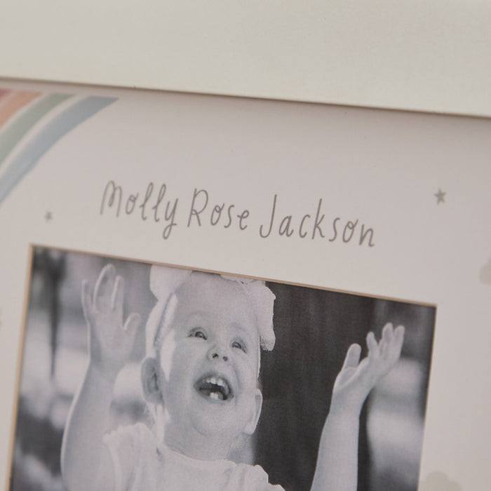 Personalised Noah's Ark Christening Photo Frame