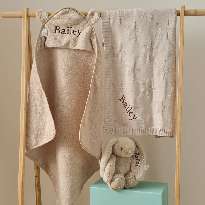Personalised Oatmeal New Baby Essentials