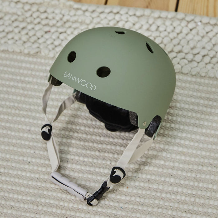 Personalised Olive Eco Banwood Helmet