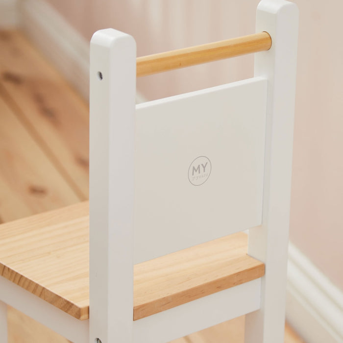Personalised On The Move Green Children's Wooden Chair FSC®