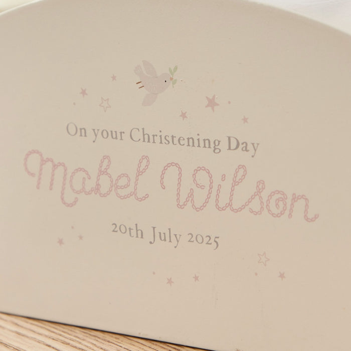 Personalised On Your Christening Day Money Box FSC®