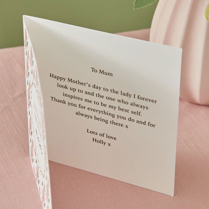 Personalised One Amazing Mum Greeting Card