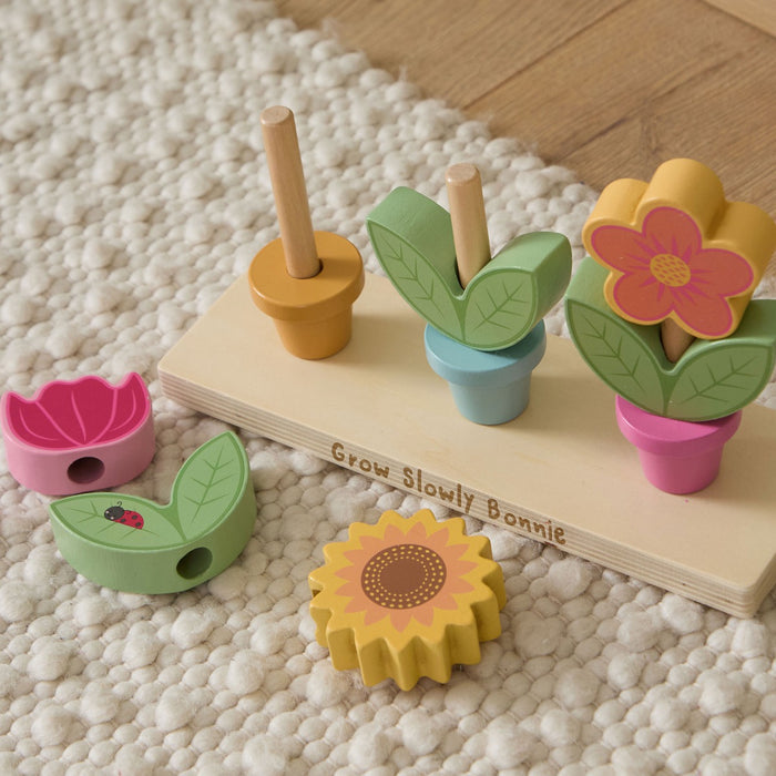 Personalised Orange Tree Toys Flower Stacker