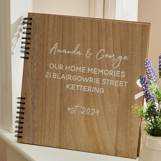 Personalised Our Home Memories Scrapbook by Made Yours