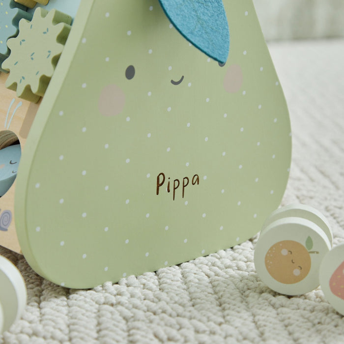 Personalised Pear Activity Toy FSC®