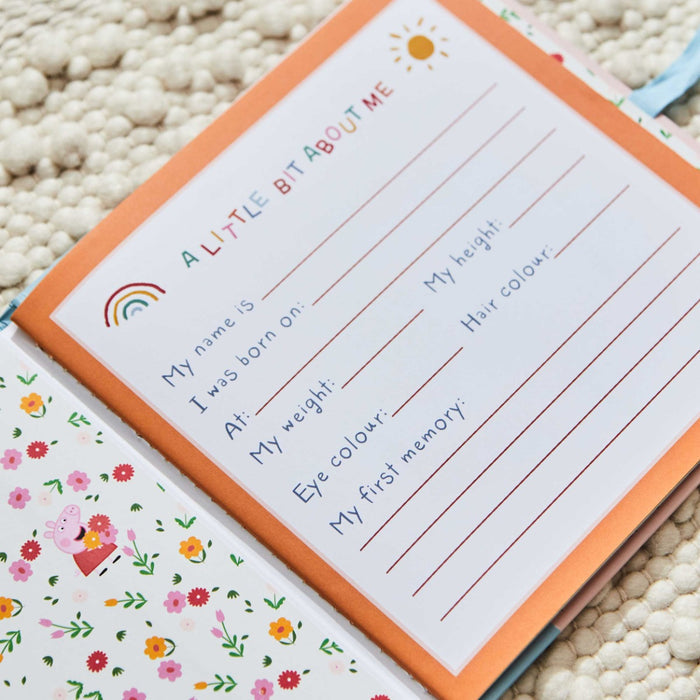 Personalised Peppa Pig First Year Record Book