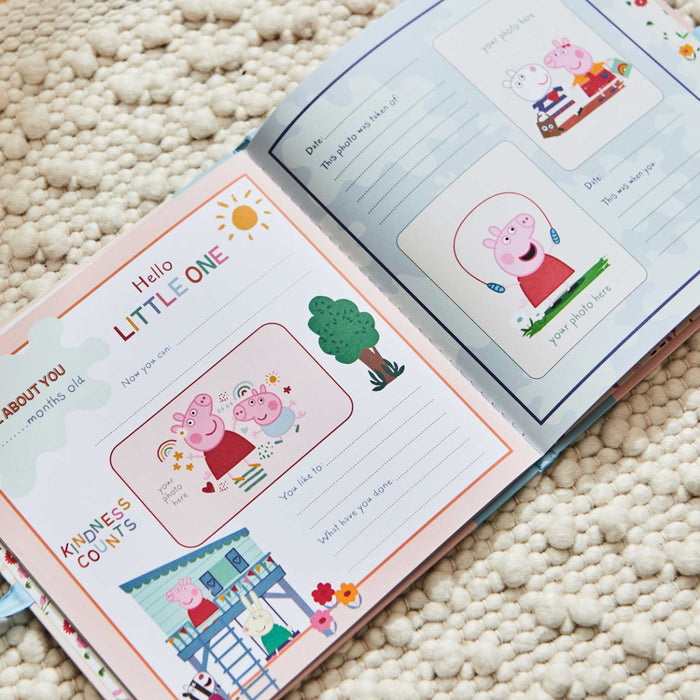 Personalised Peppa Pig First Year Record Book