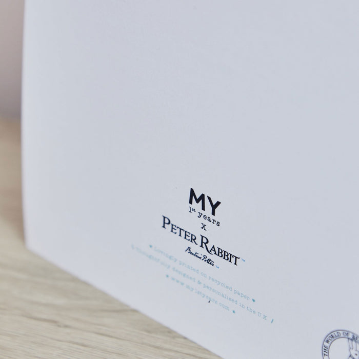 Personalised Peter Rabbit™ Beautiful Baby Greeting Card