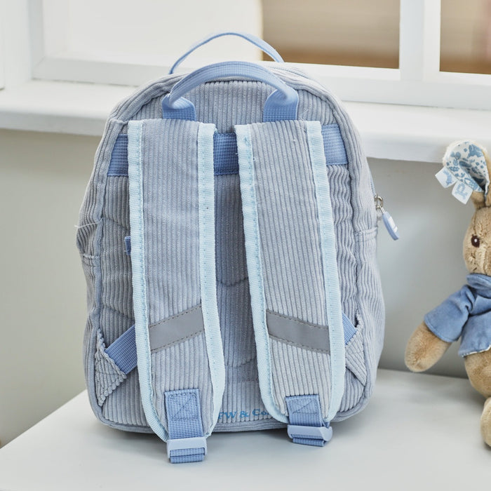 Personalised Peter Rabbit™ Blue Cord Mini Backpack