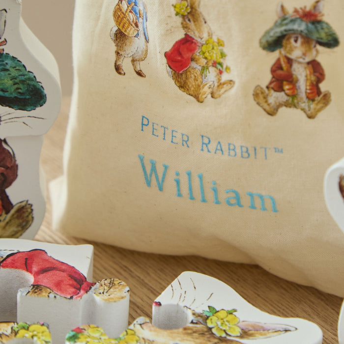 Personalised Peter Rabbit & Friends 3 Piece Wooden Puzzles FSC®