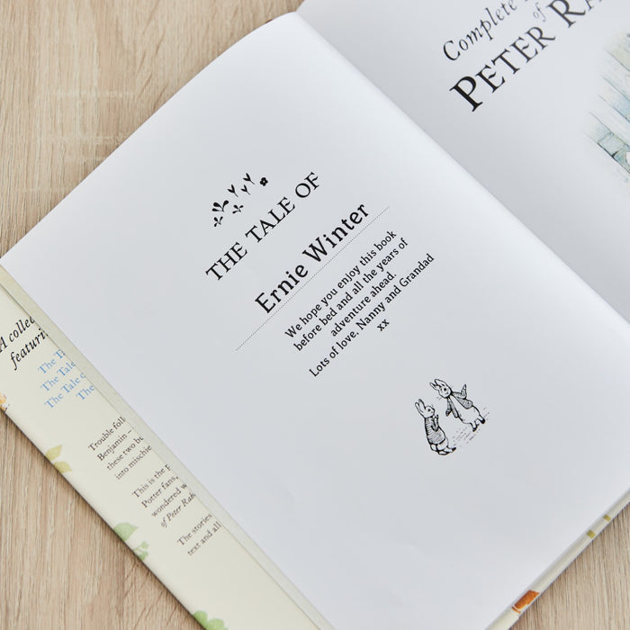 Personalised Peter Rabbit Read & Play Gift Set