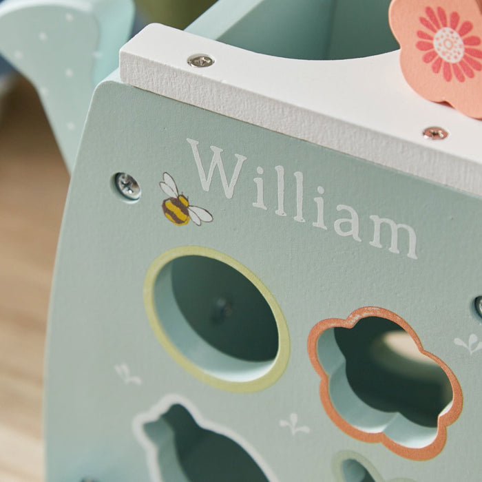 Personalised Peter Rabbit™ Watering Can Shape Sorter FSC®