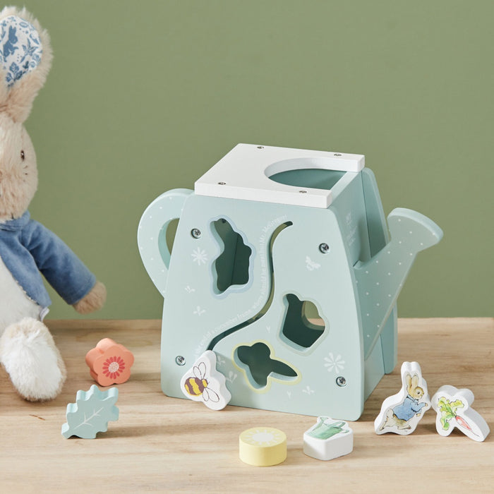 Personalised Peter Rabbit™ Watering Can Shape Sorter FSC®