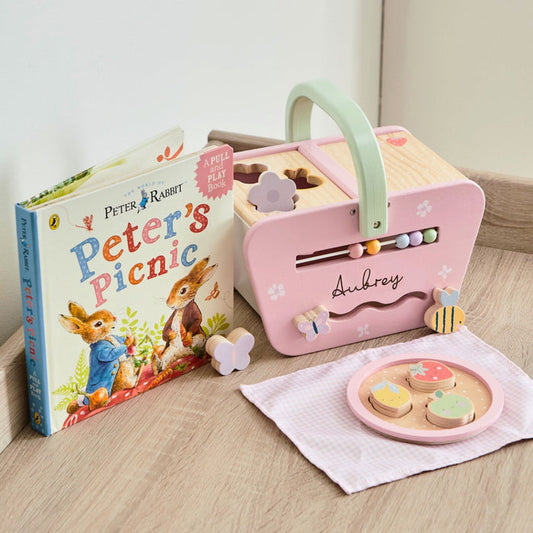 Personalised Peter's Picnic Read & Play Gift Set