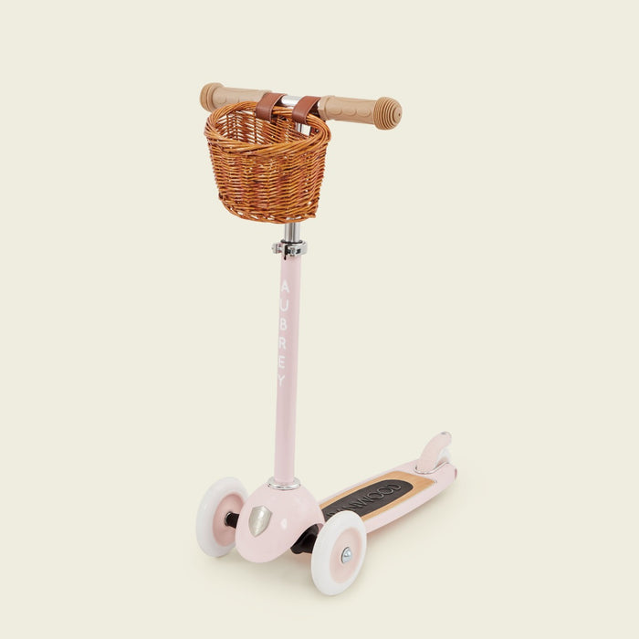 Personalised Pink Banwood Scooter and Helmet