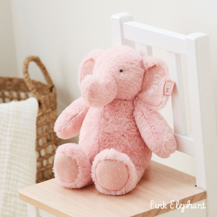 Personalised Pink Bunny Backpack and Toy Set