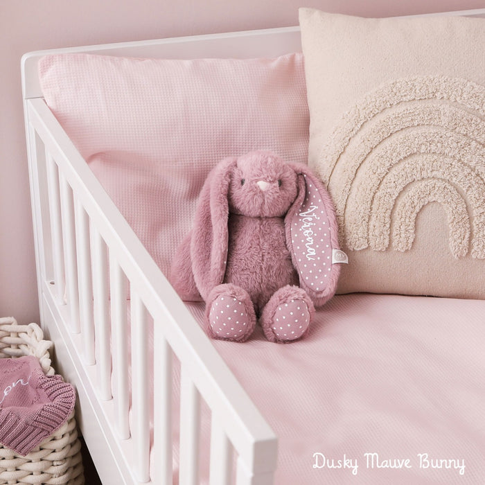 Personalised Pink Bunny Backpack and Toy Set